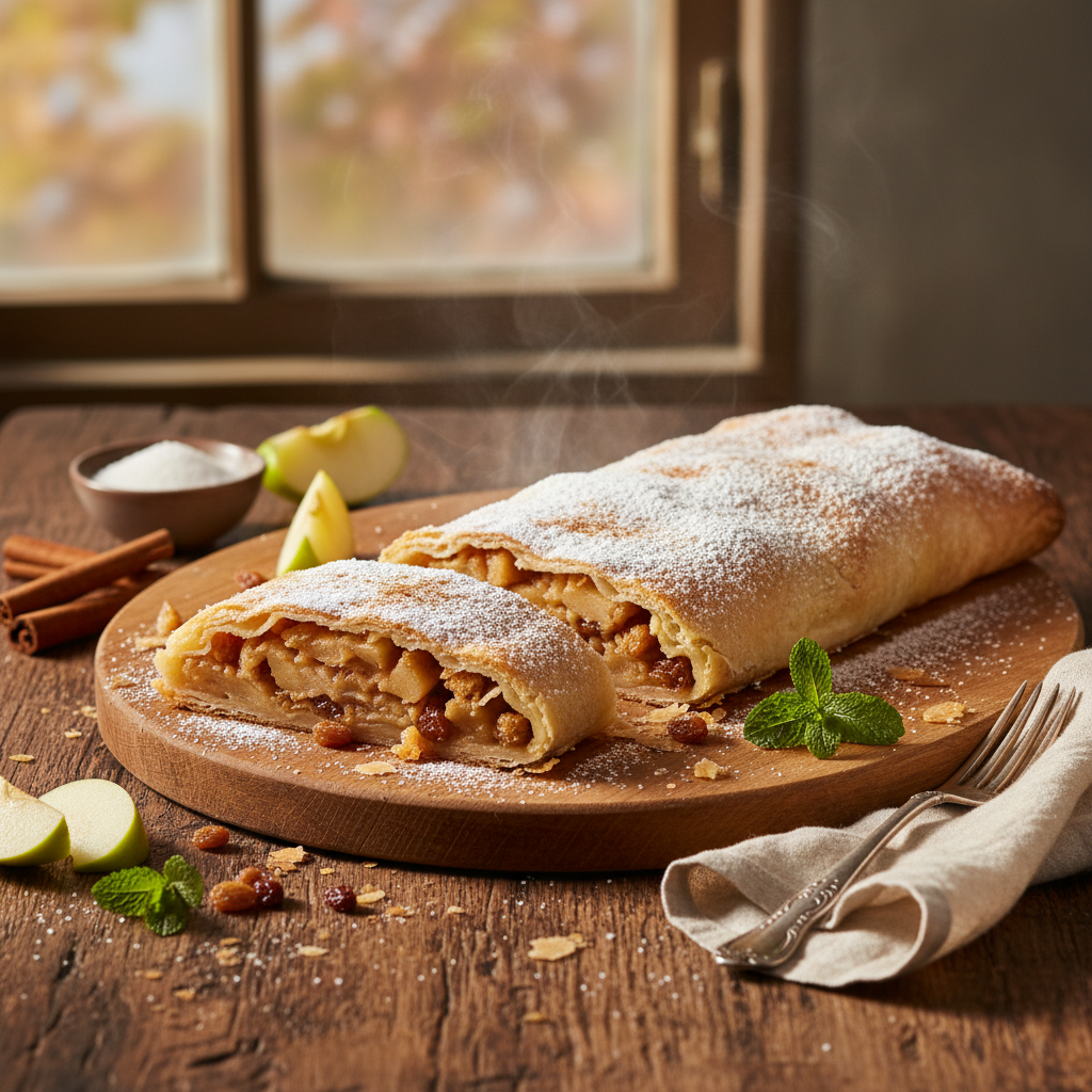 Klassischer Apfelstrudel (Classic Apple Strudel)
