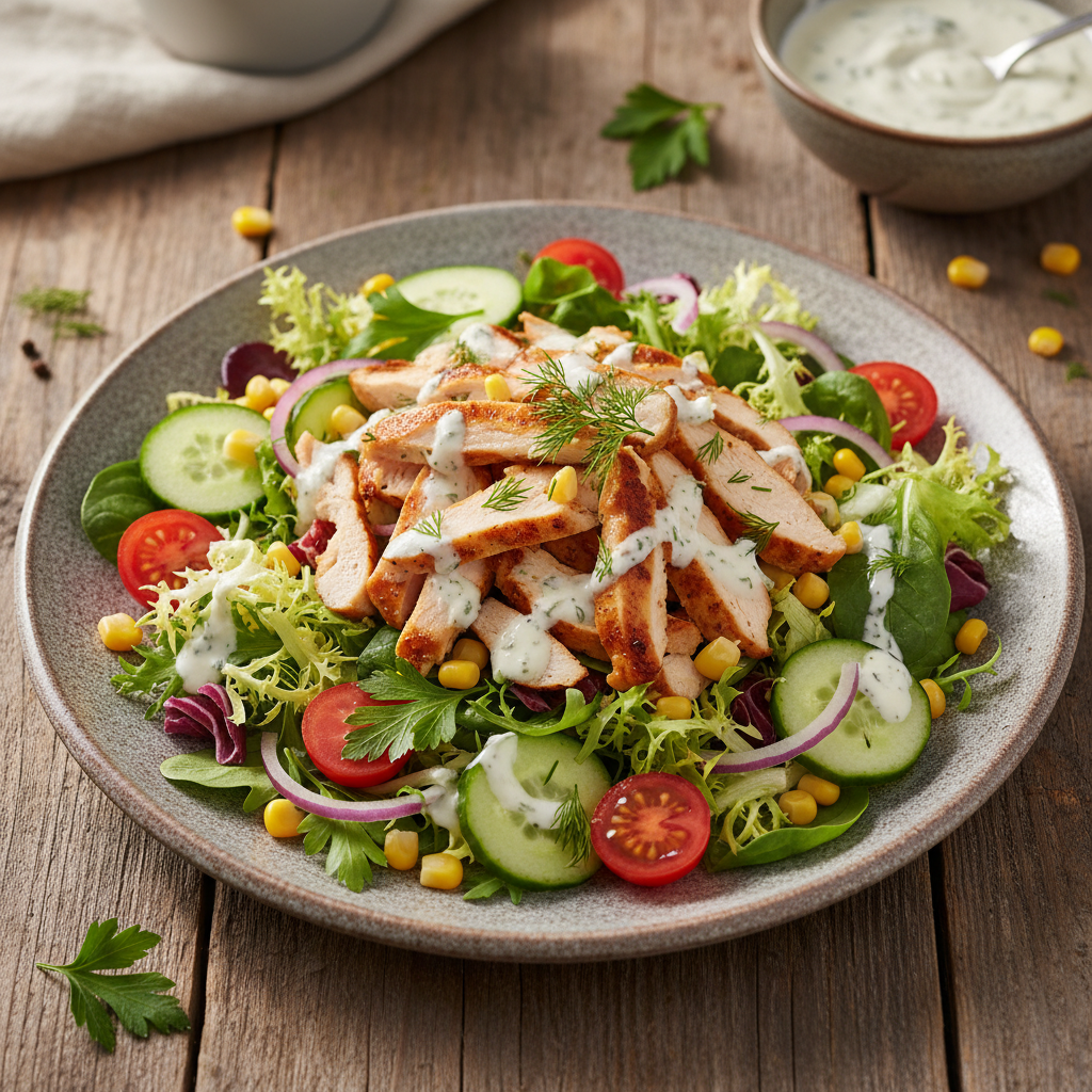 Döner Salat with Chicken