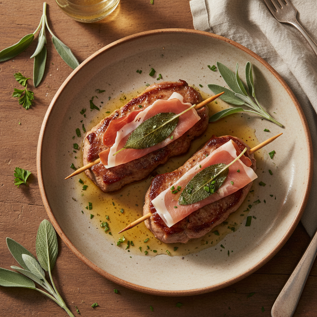 Saltimbocca alla Romana (Saltimbocca nach Römer Art)