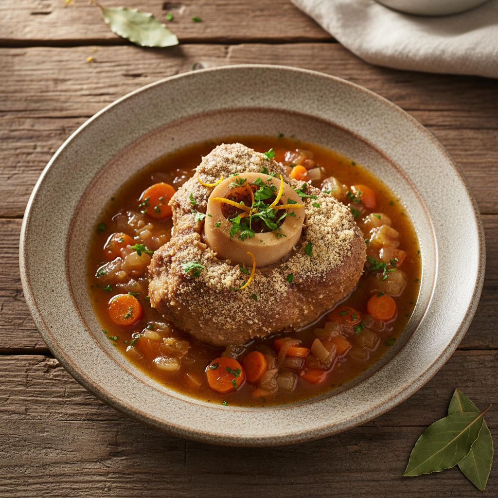 Ossobuco alla Milanese (Ossobuco Mailänder Art)