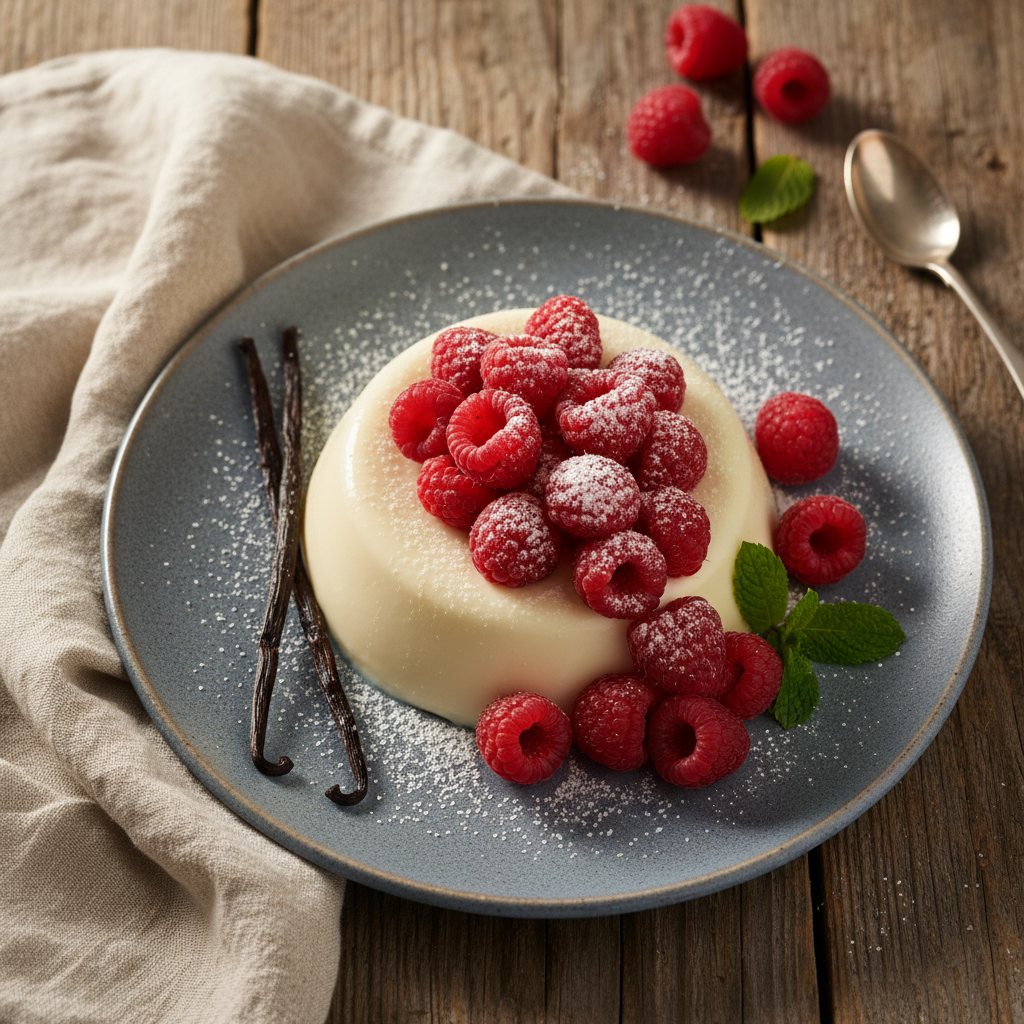 Panna Cotta (Gekochte Sahne)