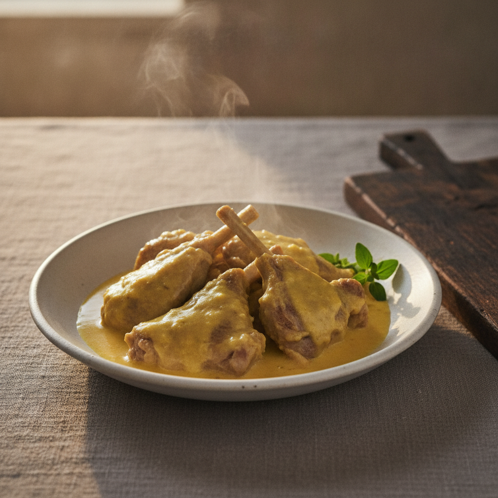 Abbacchio Brodettato — Roman Easter Lamb in Egg-Lemon Sauce