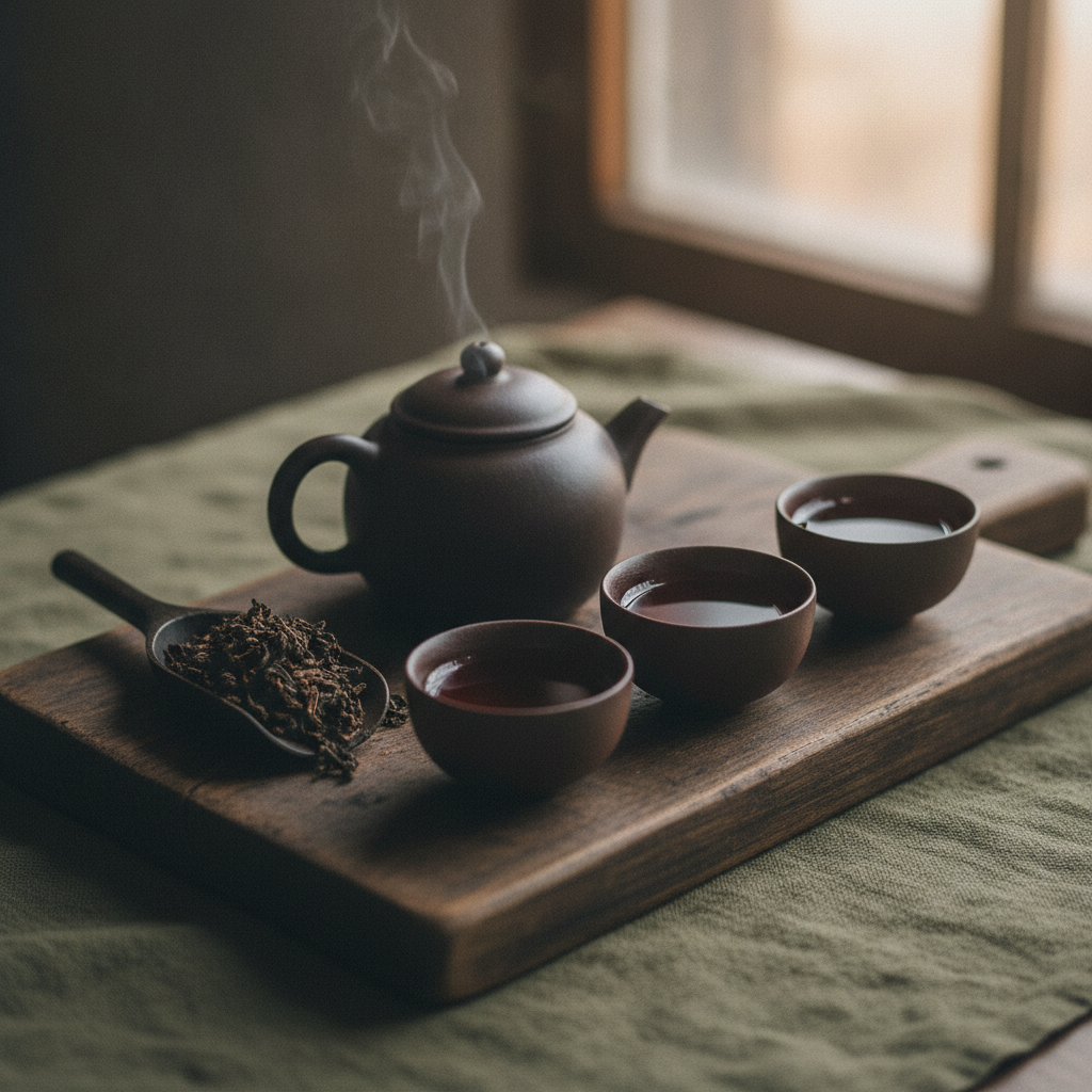 Aged Pu-erh Tea Fermented Dark Brew