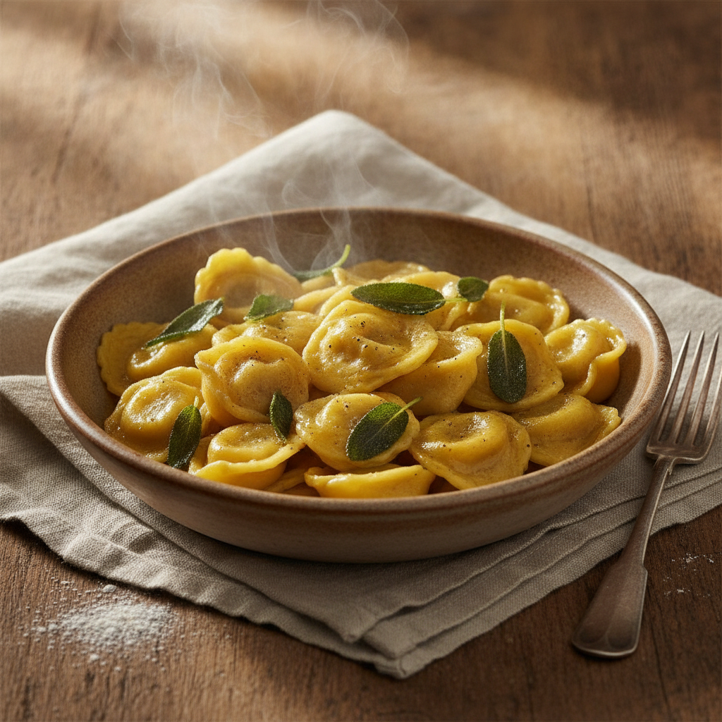 Agnolotti del Plin — Piedmontese Pinched Pasta with Butter and Sage