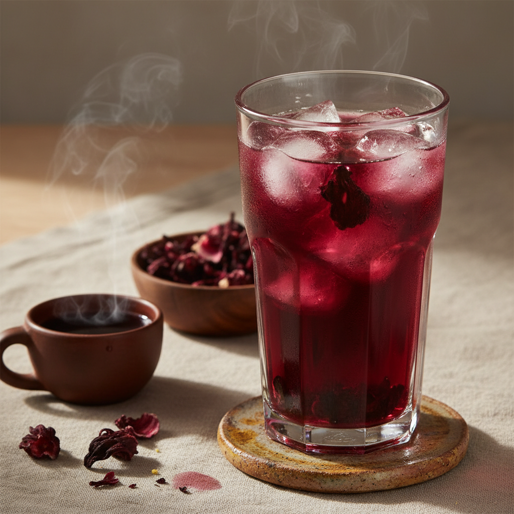 Agua de Jamaica — Hibiscus flower agua fresca