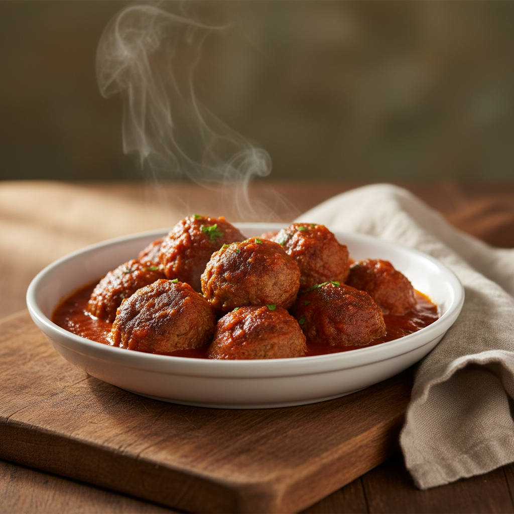 Albóndigas en Salsa de Tomate
