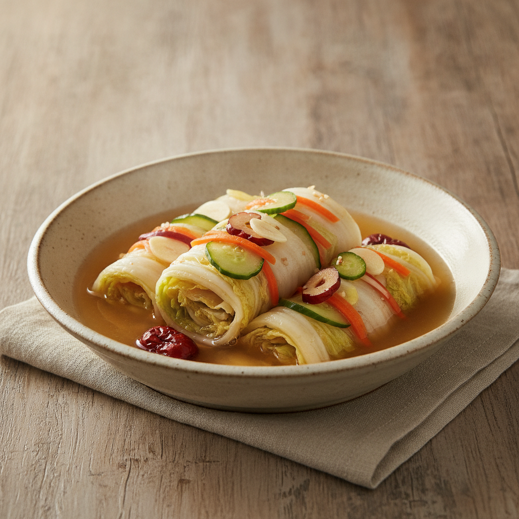 Baek Kimchi: Traditional Non-Spicy White Kimchi