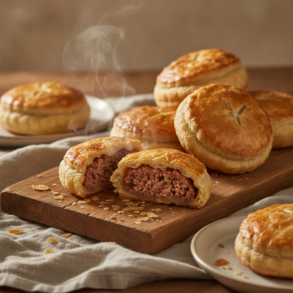 Vietnamese Savory Pork Puff Pastry