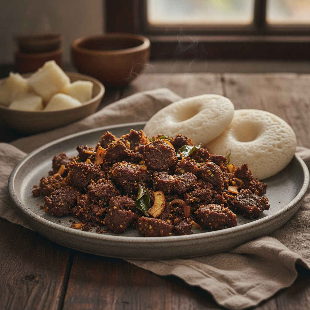 Kerala Beef Ularthiyathu — The Dry-Roasted Beef Fry of the Syrian Christians