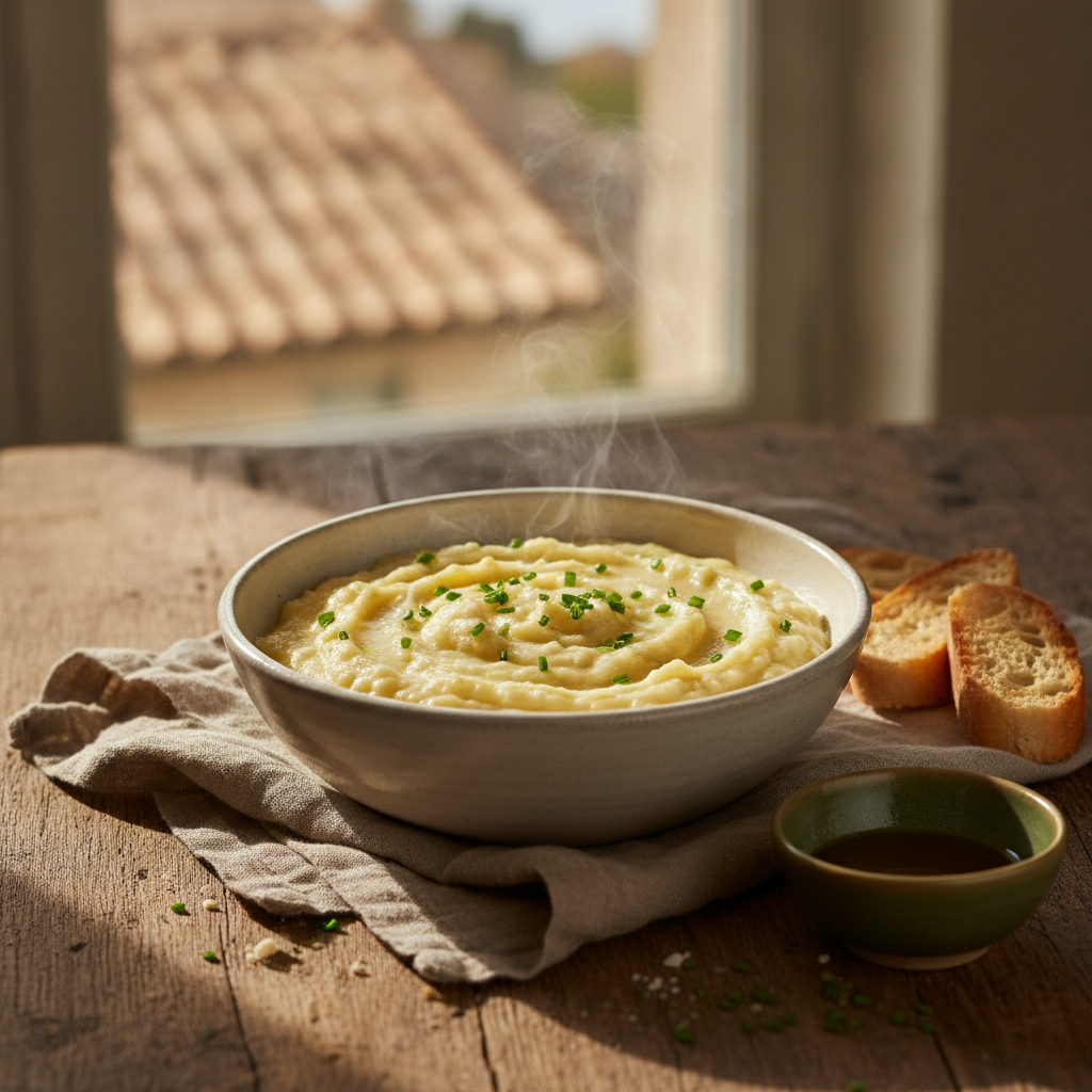 Creamy Salt Cod and Potato Puree