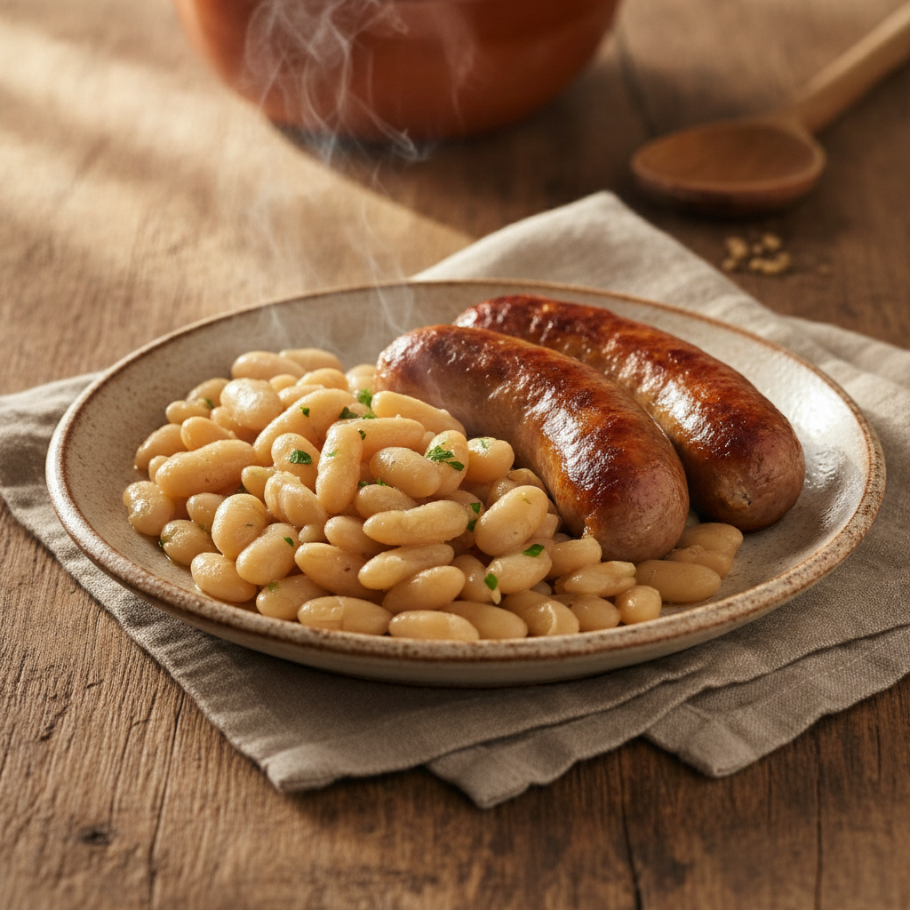 Catalan Sausage with White Beans