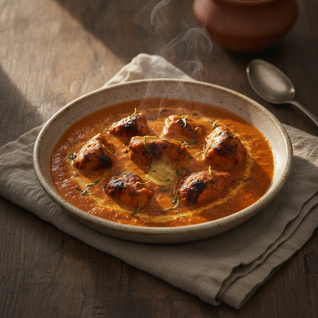 Butter Chicken (Murgh Makhani): The Moti Mahal Original