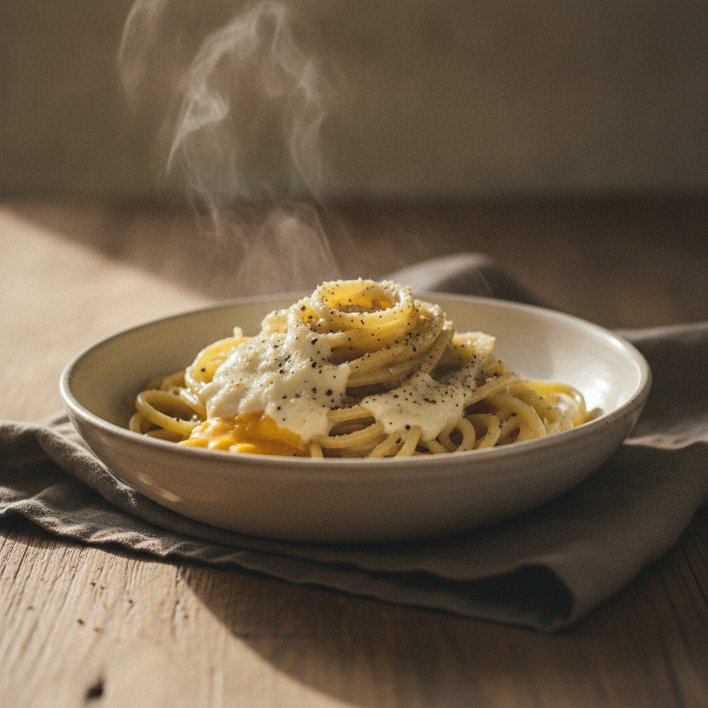Cacio e Pepe — The Emulsion, The Temperature, The Three-Ingredient Trick