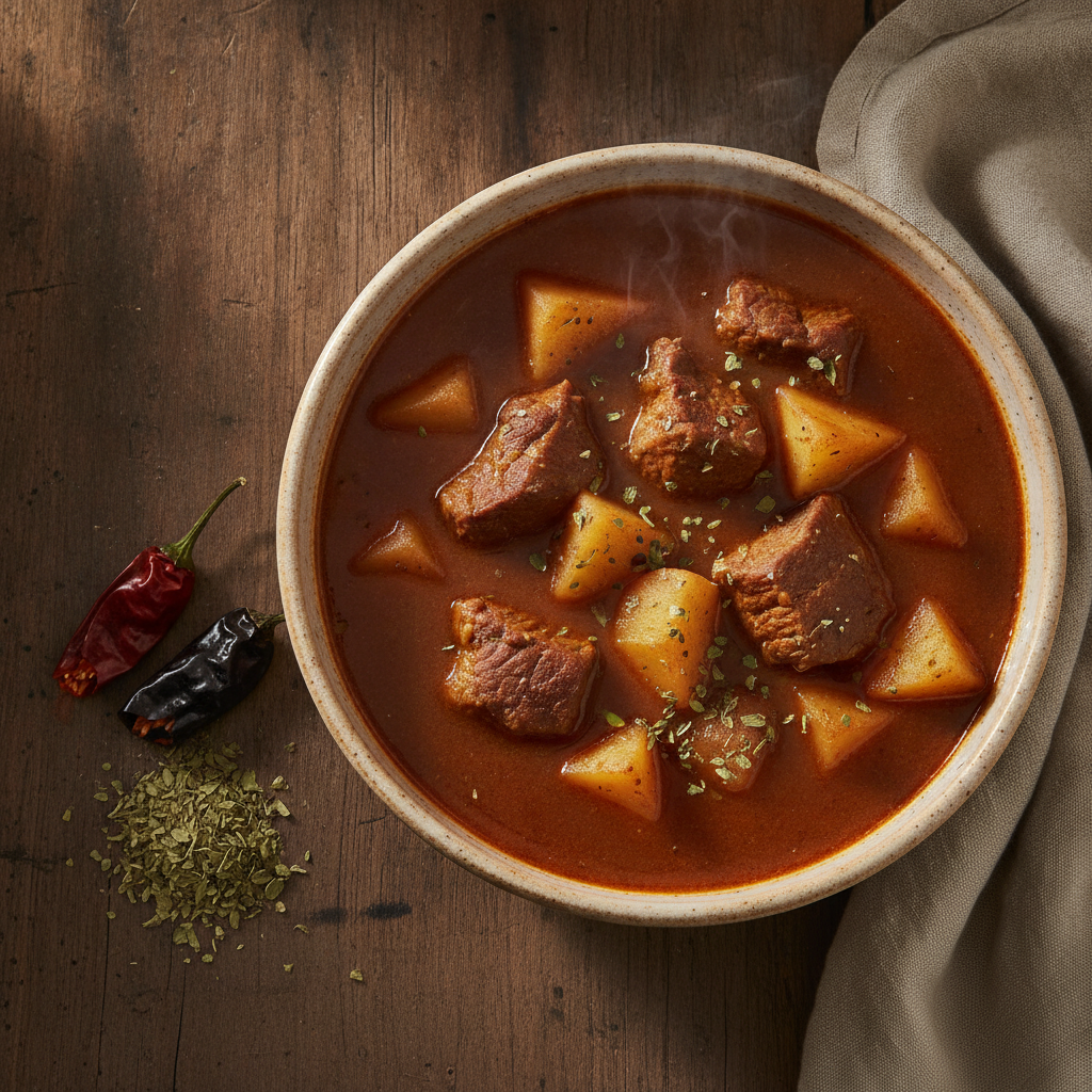 Caldillo Norteño — Northern Mexican Beef and Potato Stew
