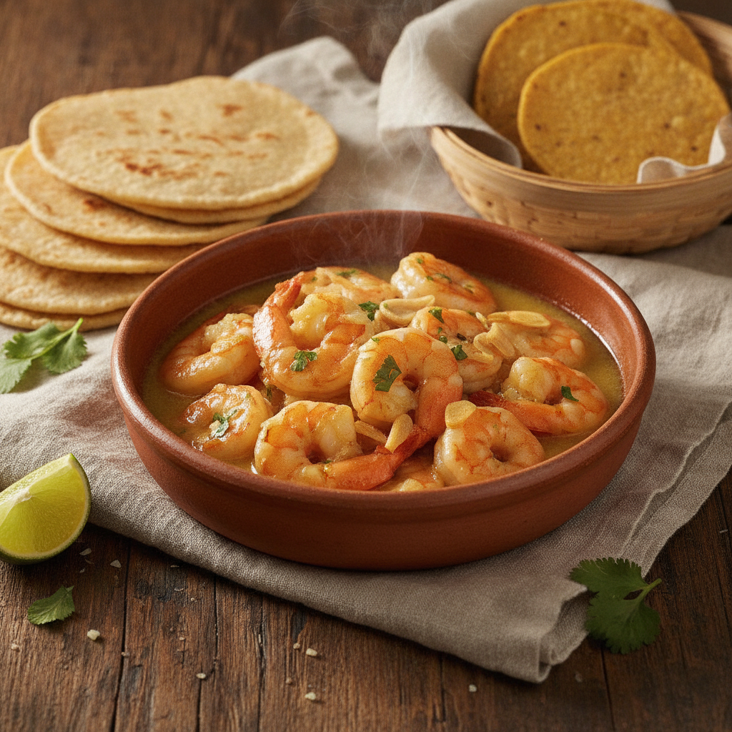 Camarones al Mojo de Ajo — Mexican Garlic Shrimp in Butter-Lime Sauce