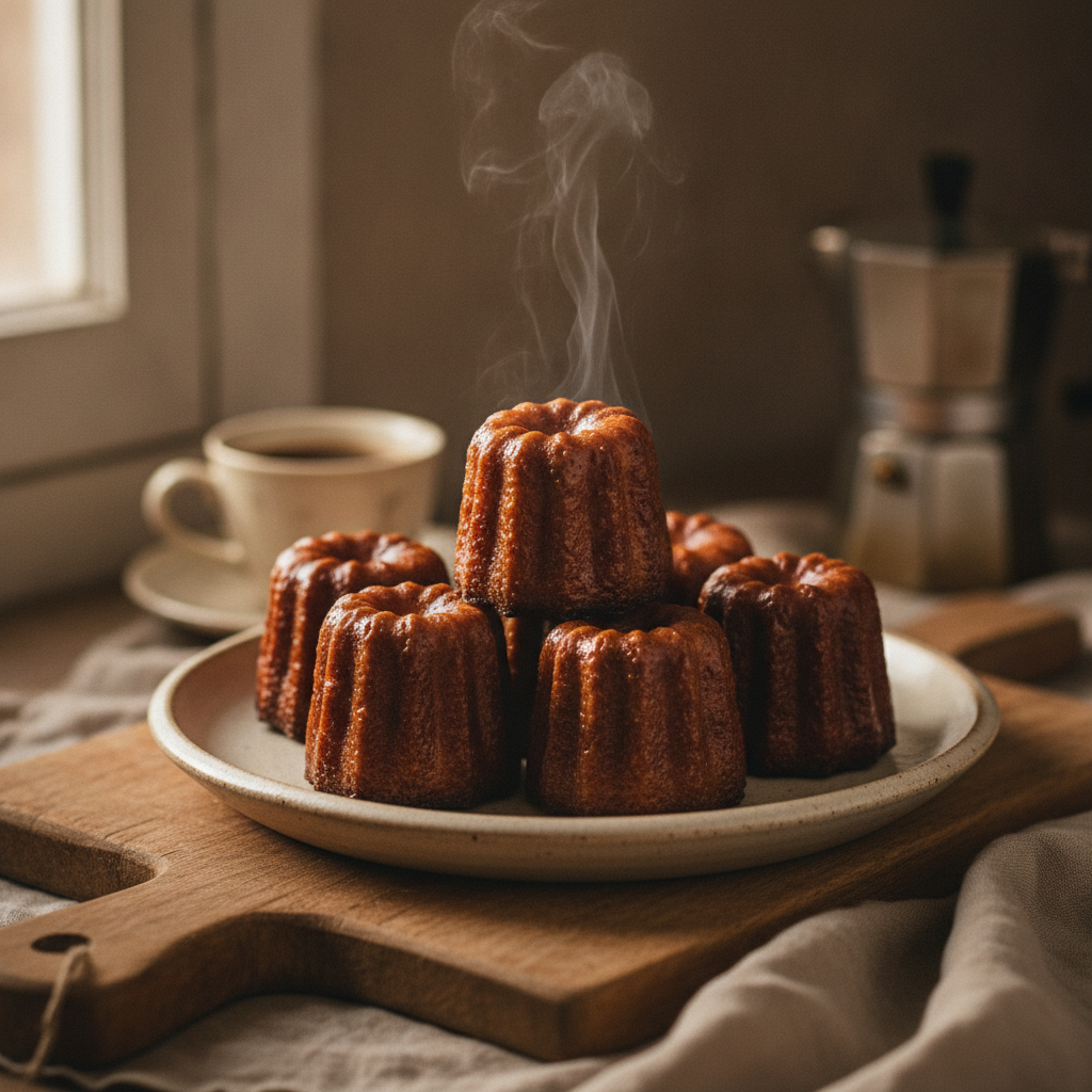 Rum and Vanilla Caramelized Cakes from Bordeaux