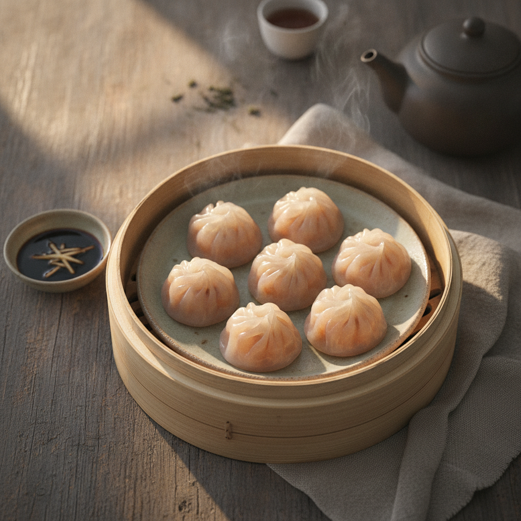 Cantonese Steamed Shrimp Dumplings Har Gow