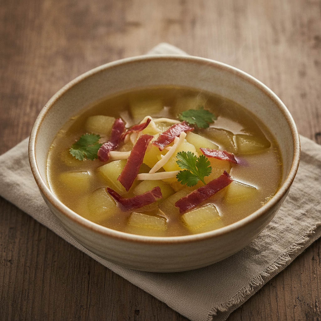 Cantonese Winter Melon Soup with Dried Ham