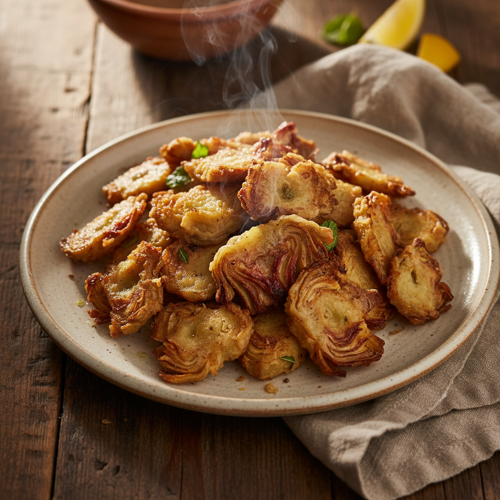 Carciofi Fritti (Tuscan Fried Artichokes)