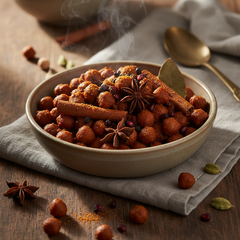 Chana Masala: Chickpeas, Amchur, and the Right Whole Spices