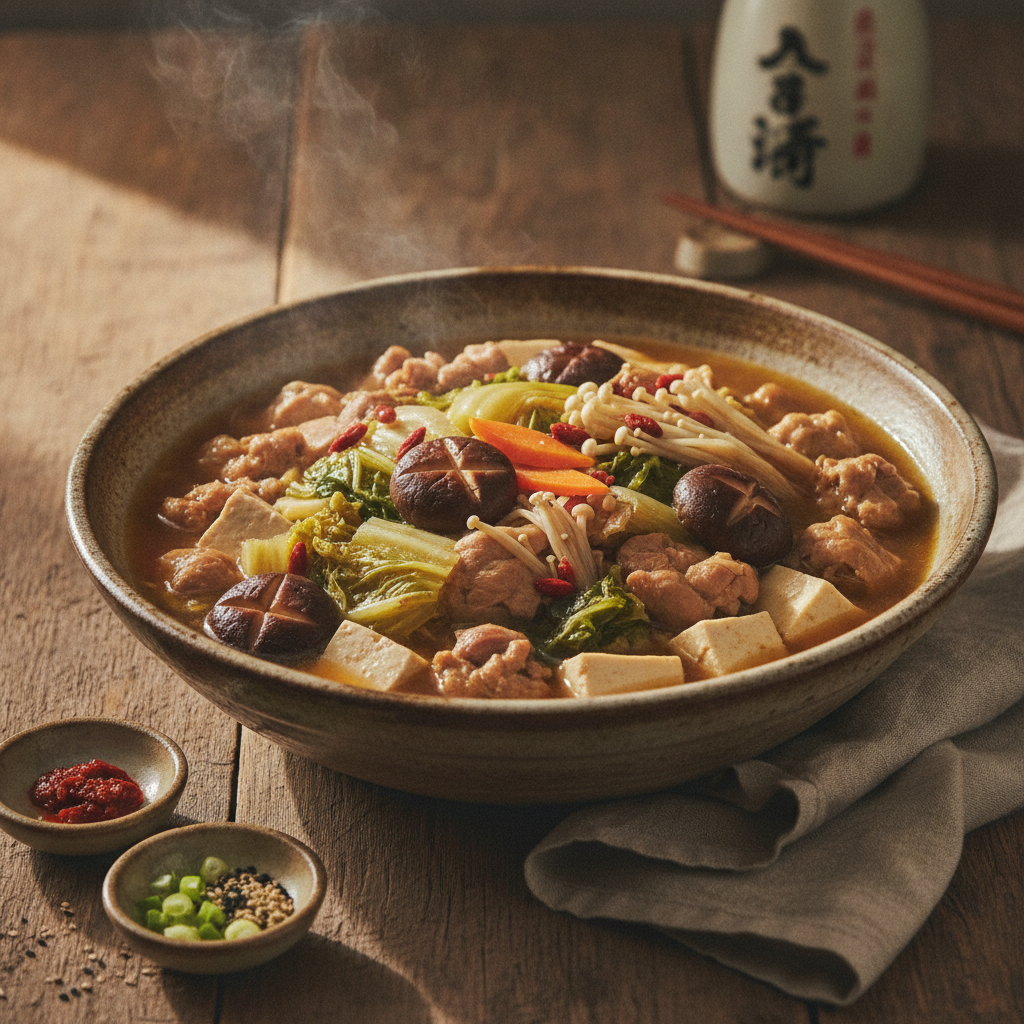 Hearty Sumo Wrestler's Protein Rich Stew
