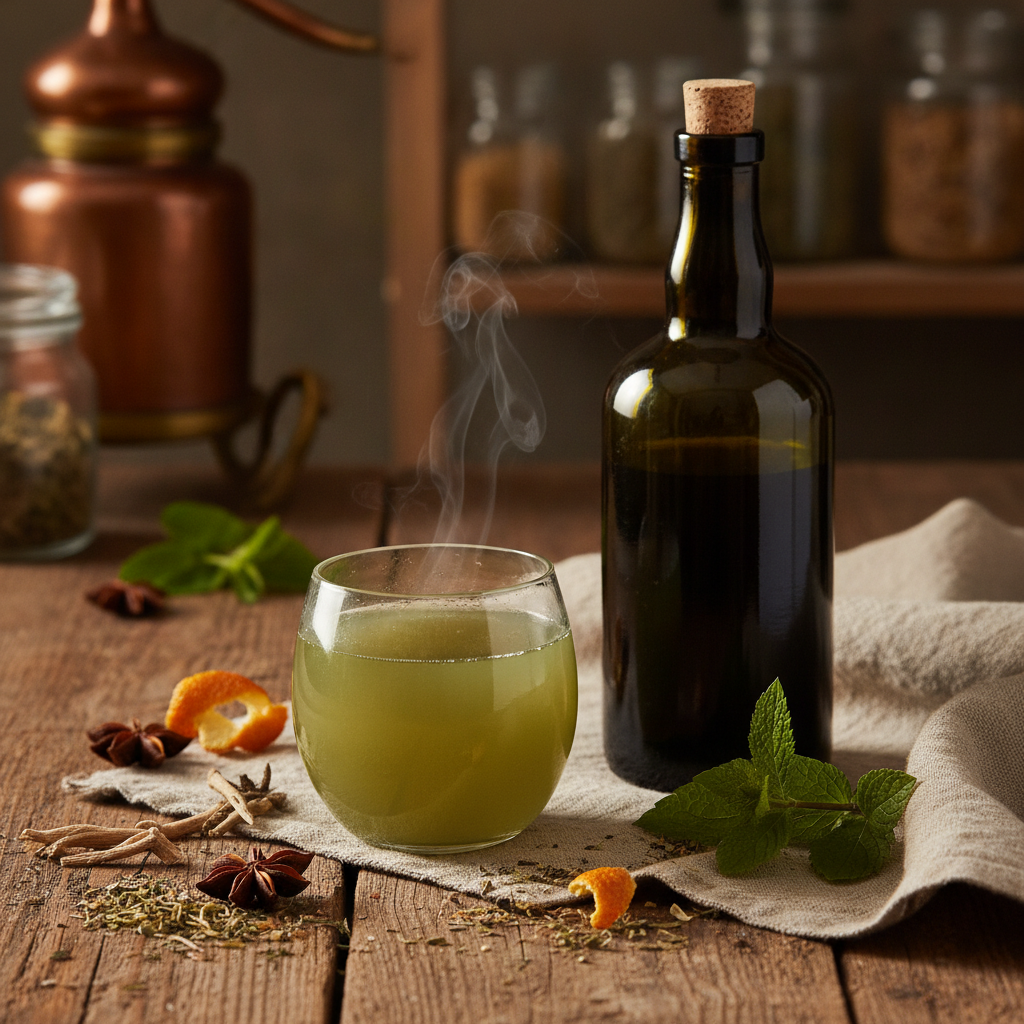 Chartreuse: Iconic French Green or Yellow Herbal Liqueur (Homemade Approximation)