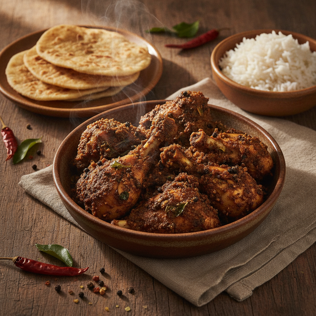 Chettinad Pepper Chicken Fry