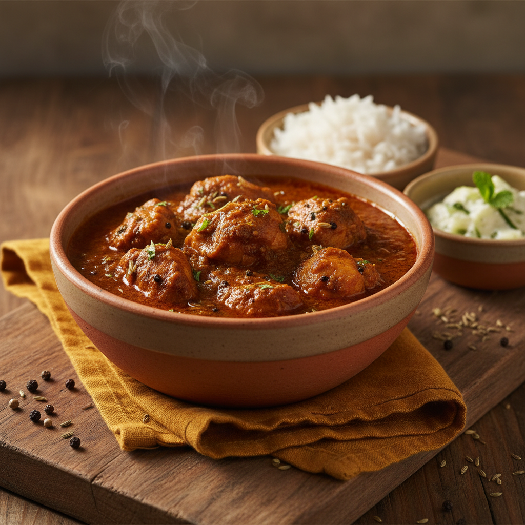 Chicken Chettinad — Tamil Nadu's Black Pepper and Fennel Chicken Curry