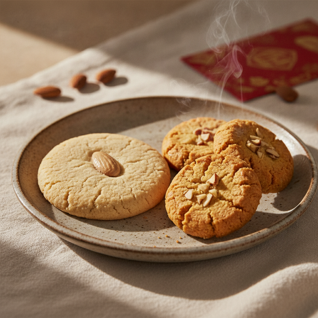 Chinese Almond Cookies — The Lard Secret Behind That Signature Snap