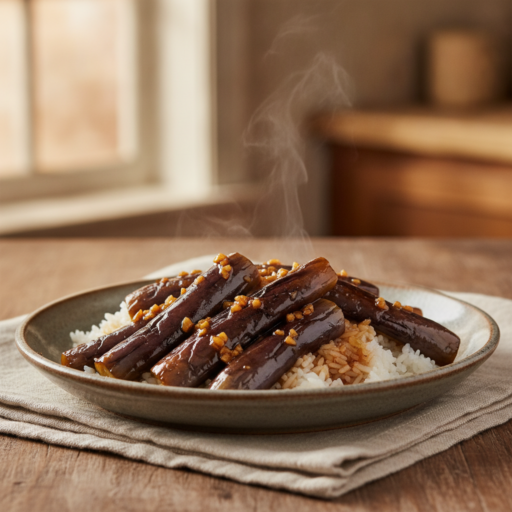 Chinese Eggplant in Garlic Sauce — Silky, Savory, Weeknight Fast