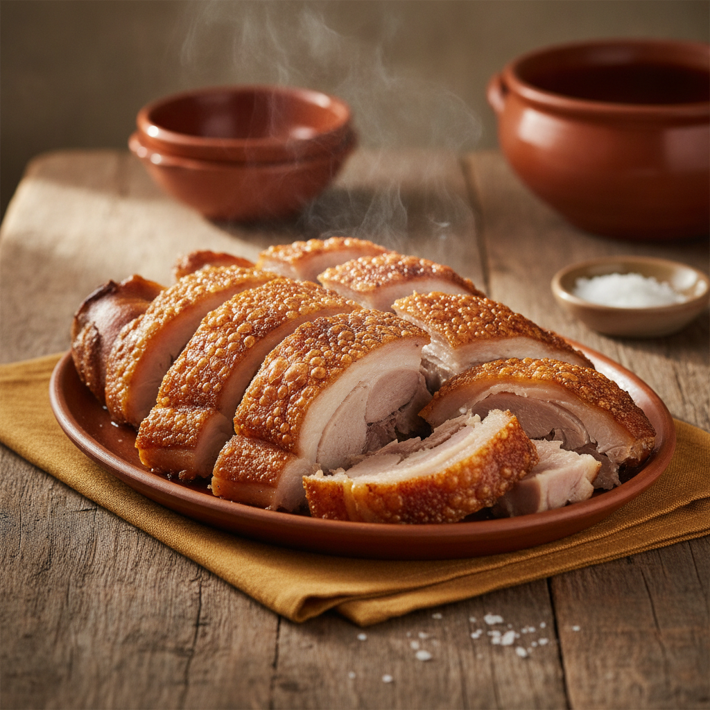 Traditional Castilian Roast Suckling Pig