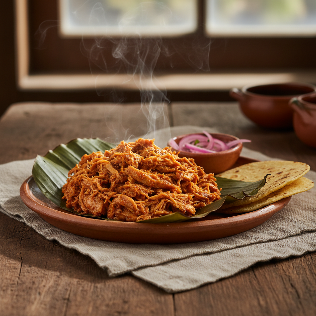Cochinita Pibil — Yucatecan pork in achiote and sour orange