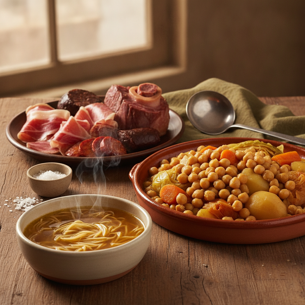 Cocido Madrileño: Madrid's Three-Course Chickpea Feast