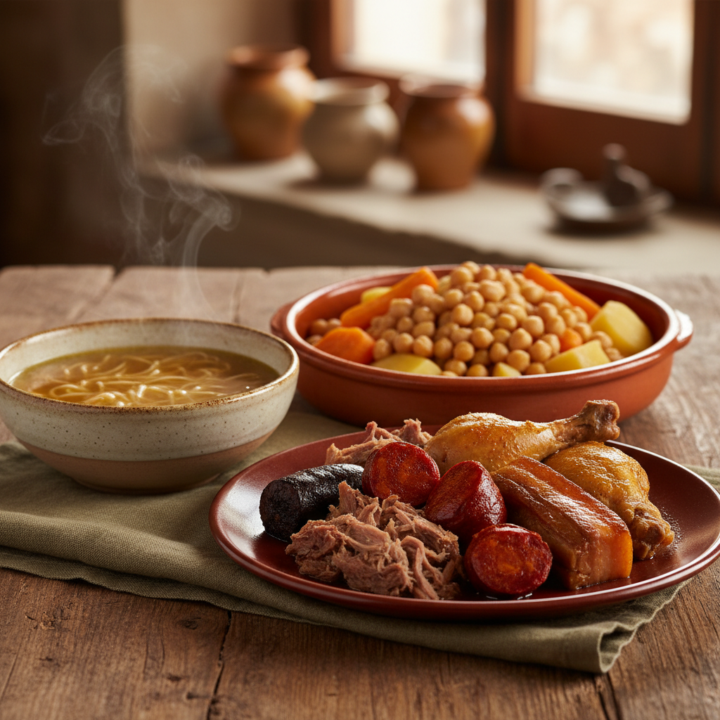 Cocido Madrileño: Madrid's Three-Course Chickpea Stew