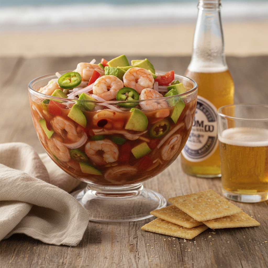 Cóctel de Camarón — Mexico's Spoonable Shrimp Cocktail Done Right