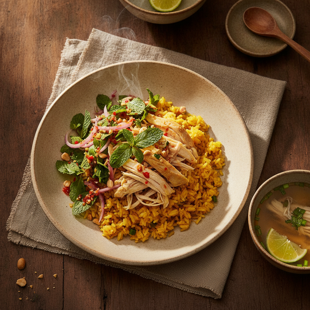 Tam Ky Style Shredded Chicken Rice