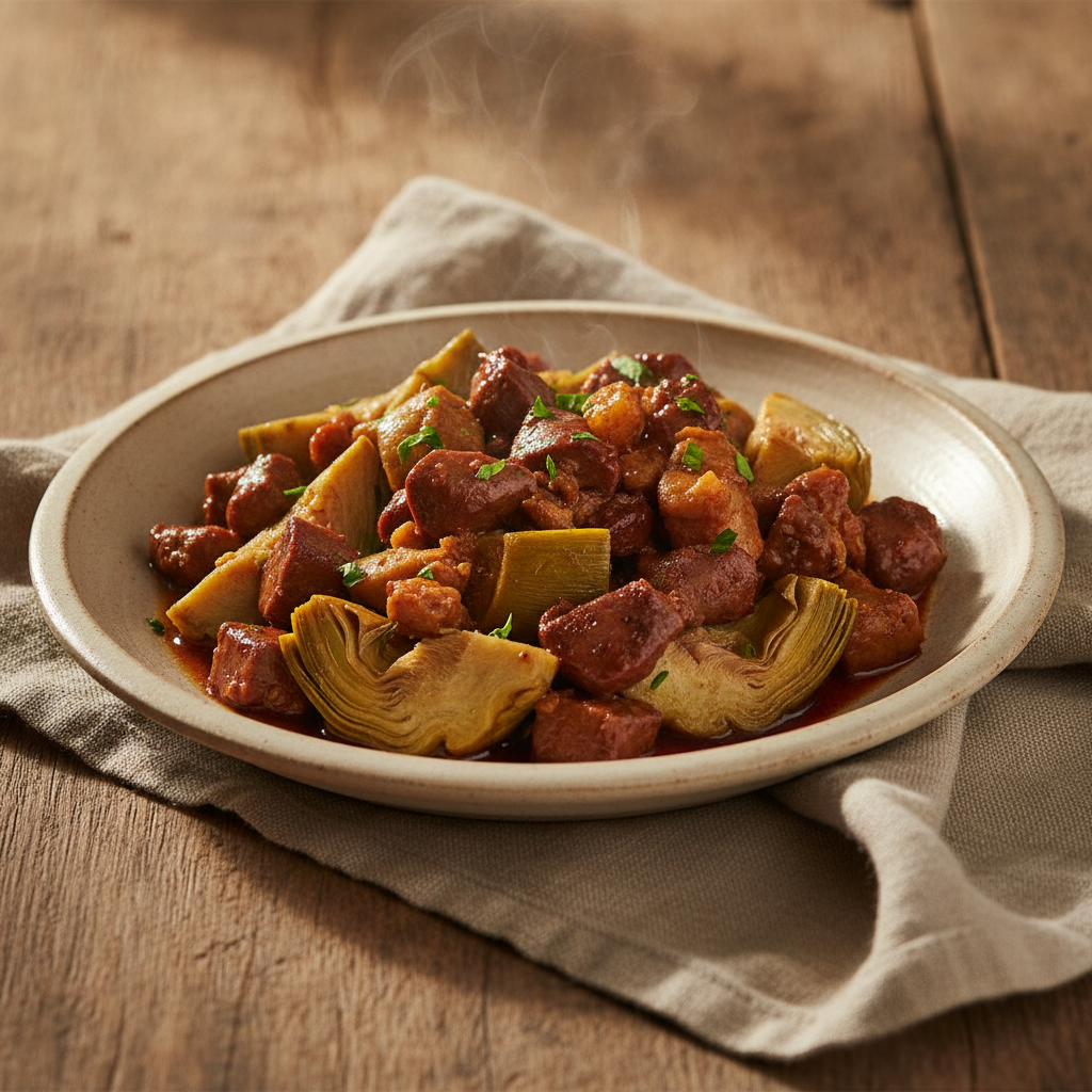 Coratella di Abbacchio: Roman Easter Lamb Offal with Artichokes