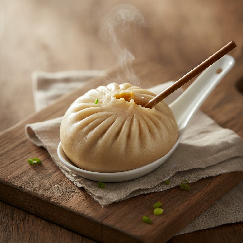Crab Roe Soup Buns (Xièhuáng Tāngbāo) — Jiangnan's Liquid-Filled Masterpiece