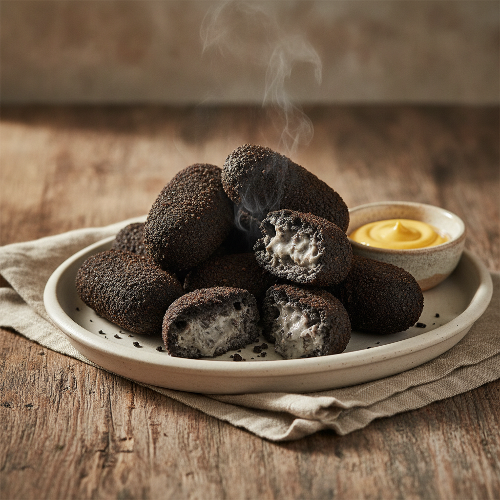 Croquetas de Sepia con Tinta: Spain's Jet-Black Squid Ink Croquettes