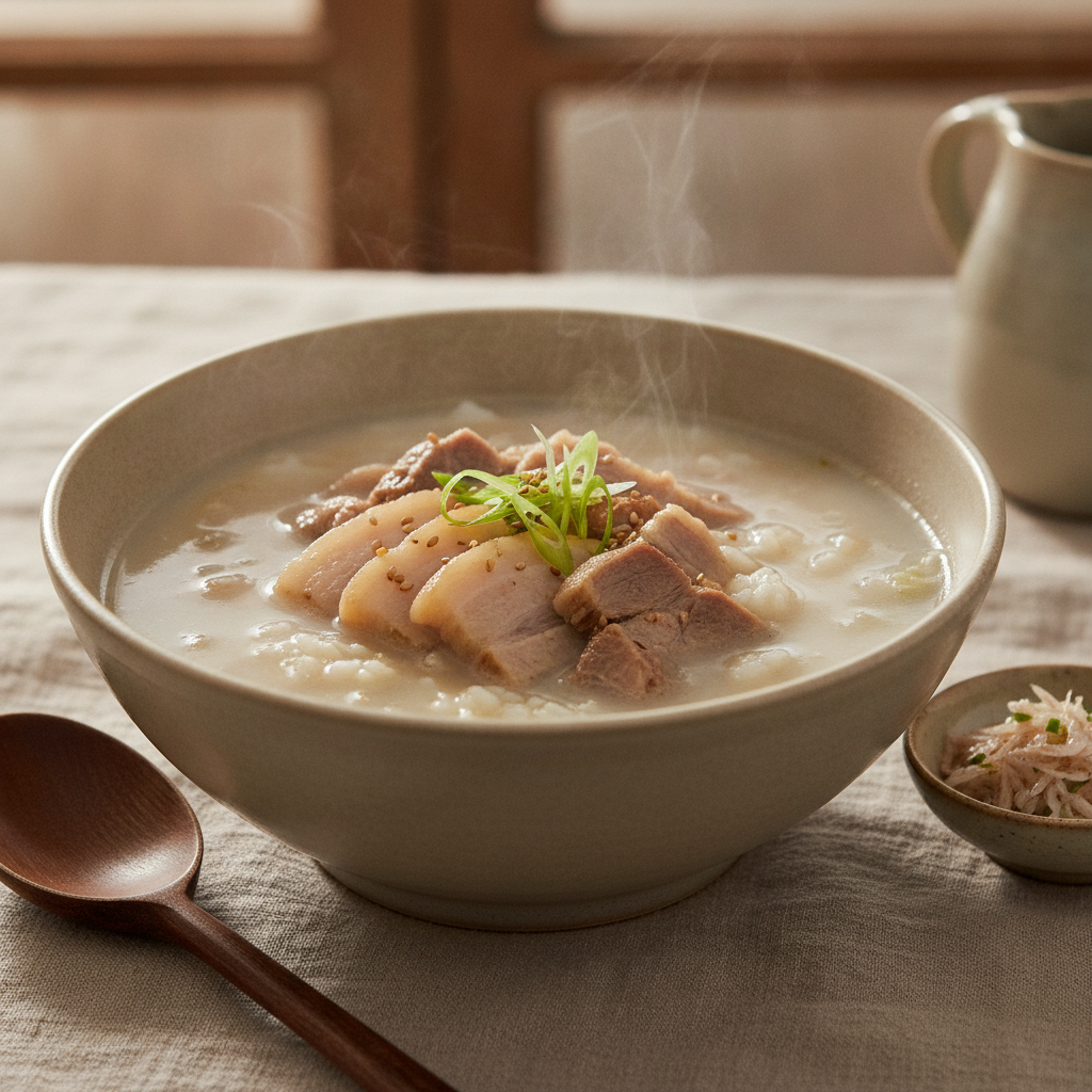 Hearty Pork and Rice Soup