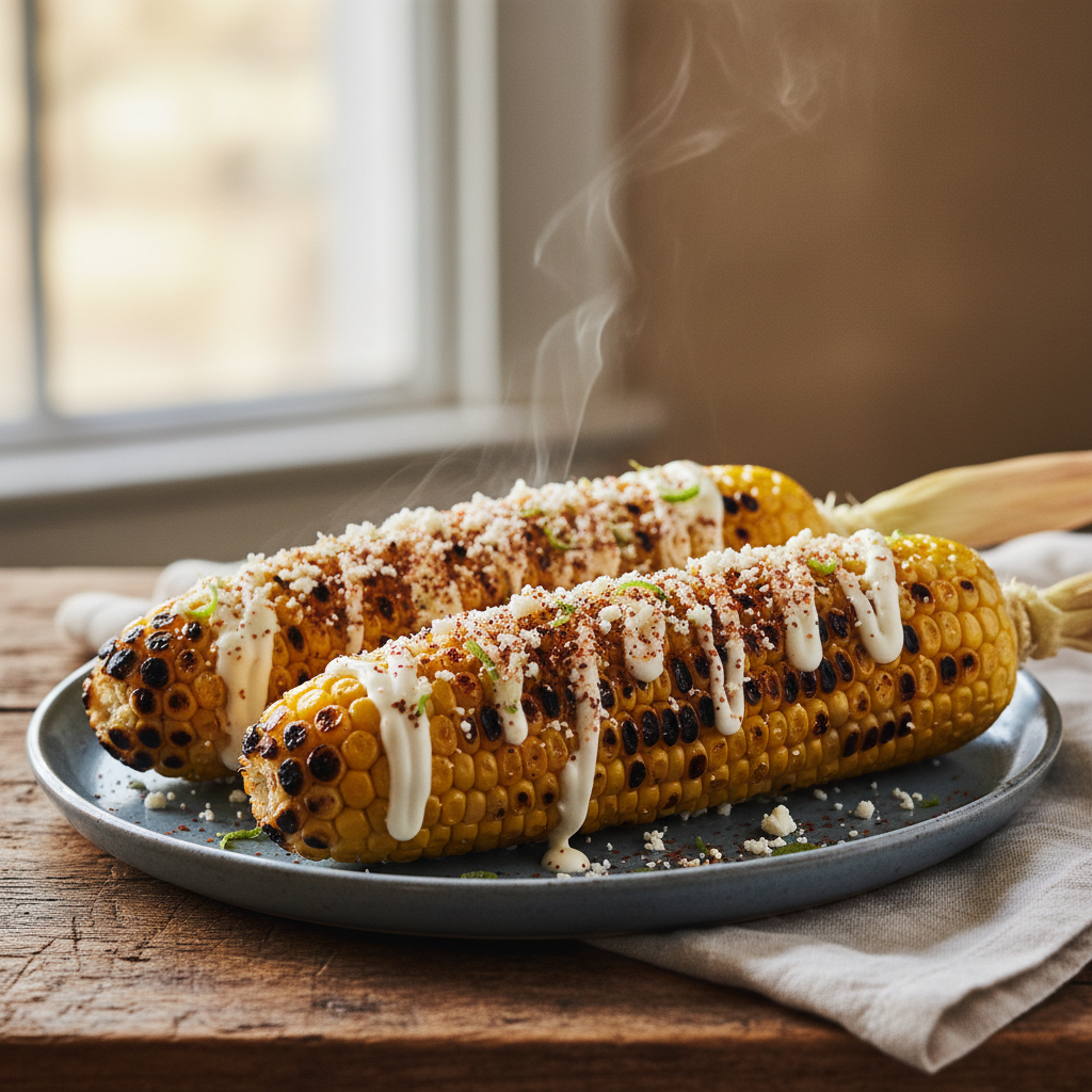 Elotes Callejeros — Mexican street corn on the cob