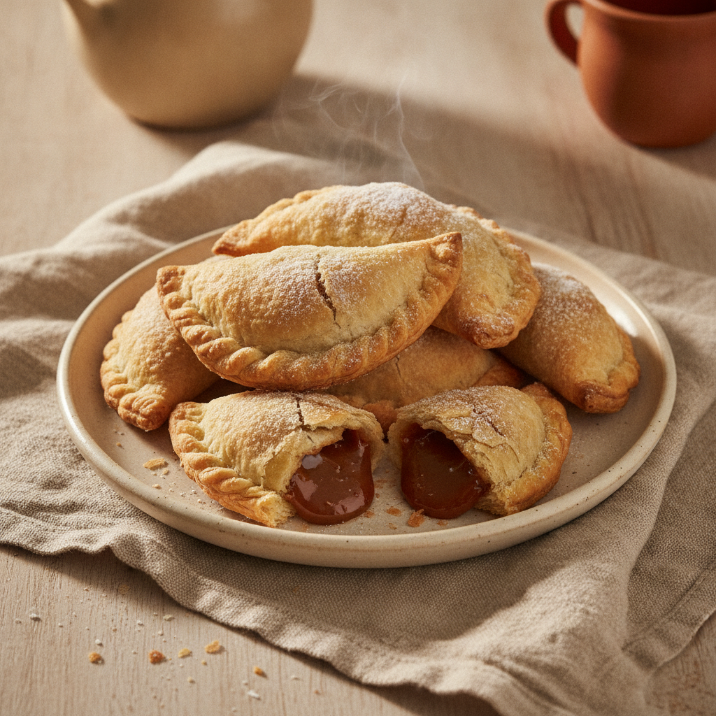 Empanadas de Cajeta — Mexico's Flaky Goat's Milk Caramel Pastries
