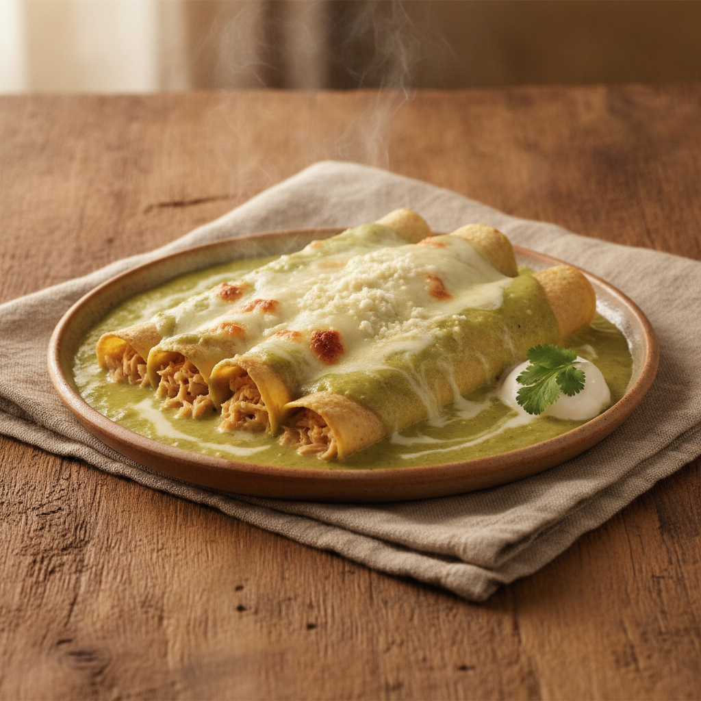 Enchiladas Suizas: The Creamy Green Tomatillo Enchiladas Worth Making at Home