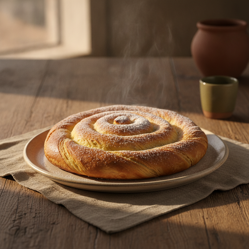 Ensaimada Traditional Mallorcan Spiral Pastry
