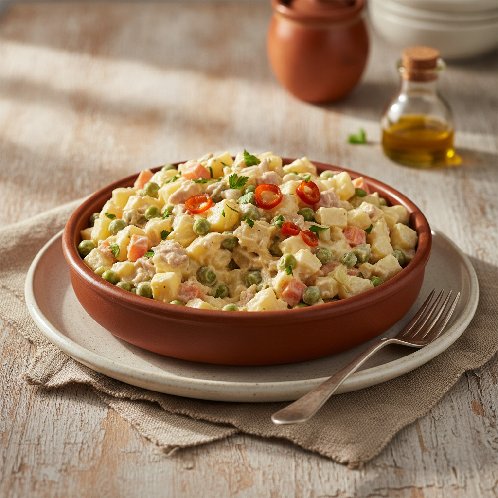 Ensalada Rusa Española: Spain's Essential Tuna Potato Salad