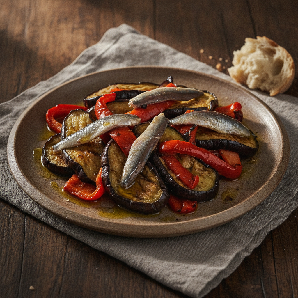 Catalan Escalivada with Anchovy: Why Burning Your Vegetables Is the Point