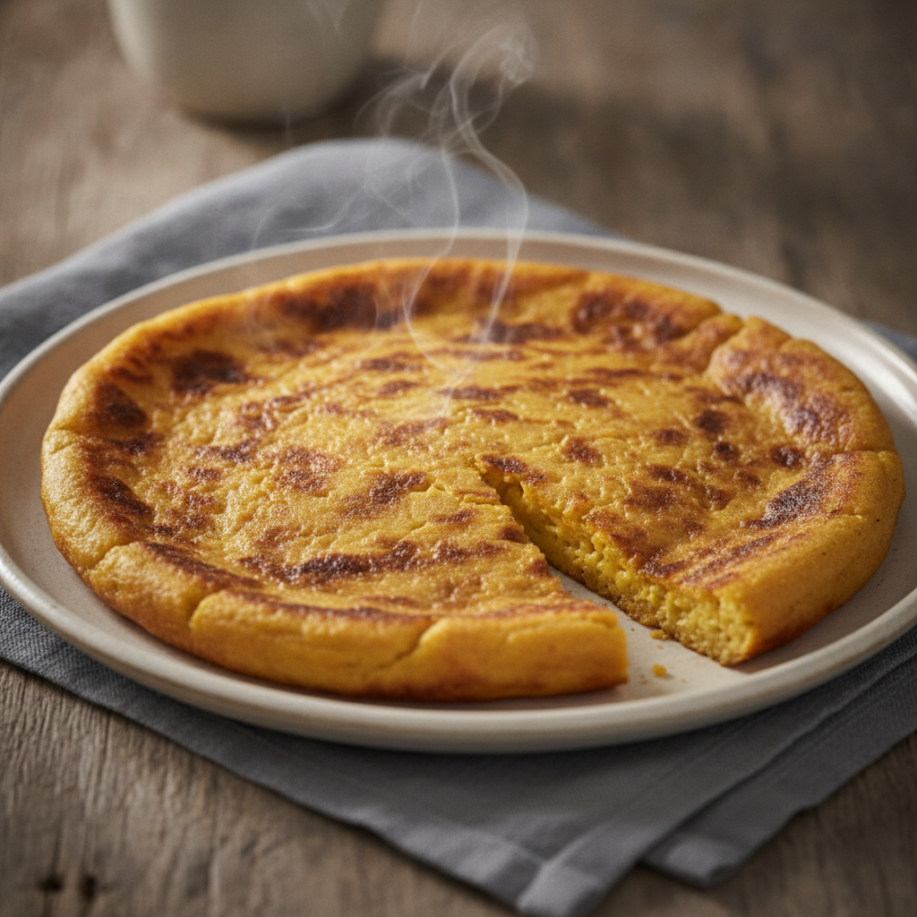Farinata di Ceci — Custardy Inside, Charred at the Edges