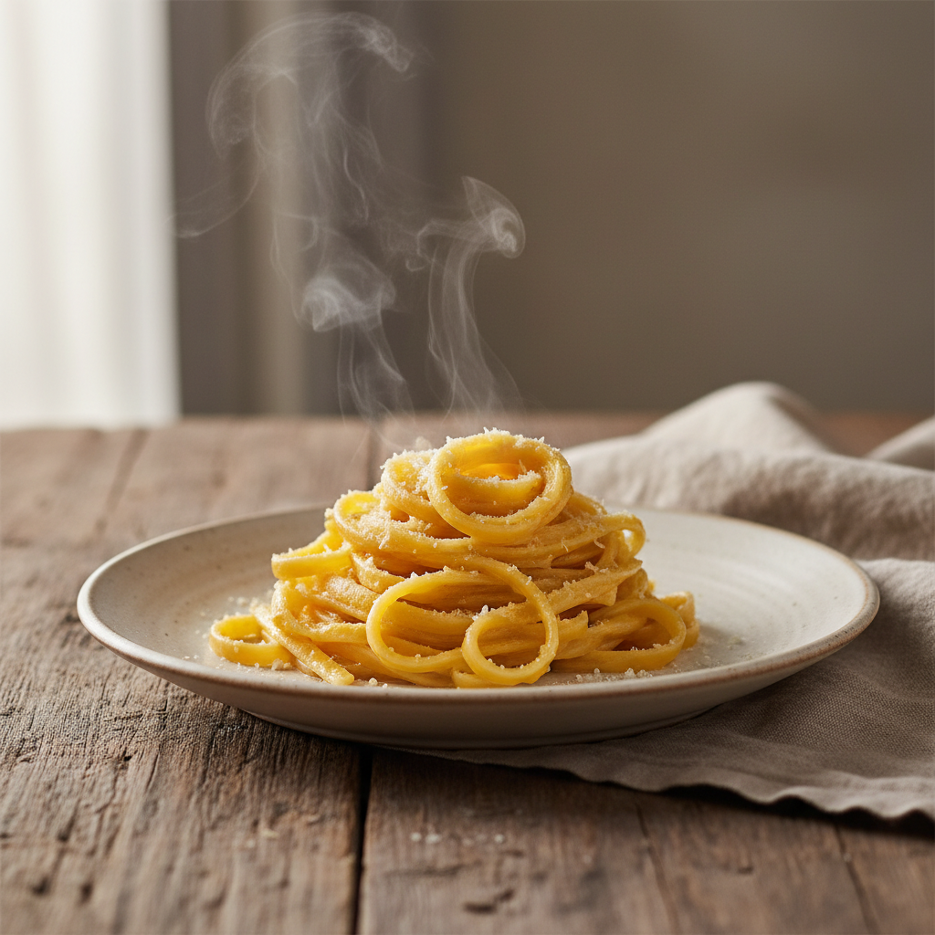 Fettuccine Alfredo — The Roman Original, Three Ingredients Only