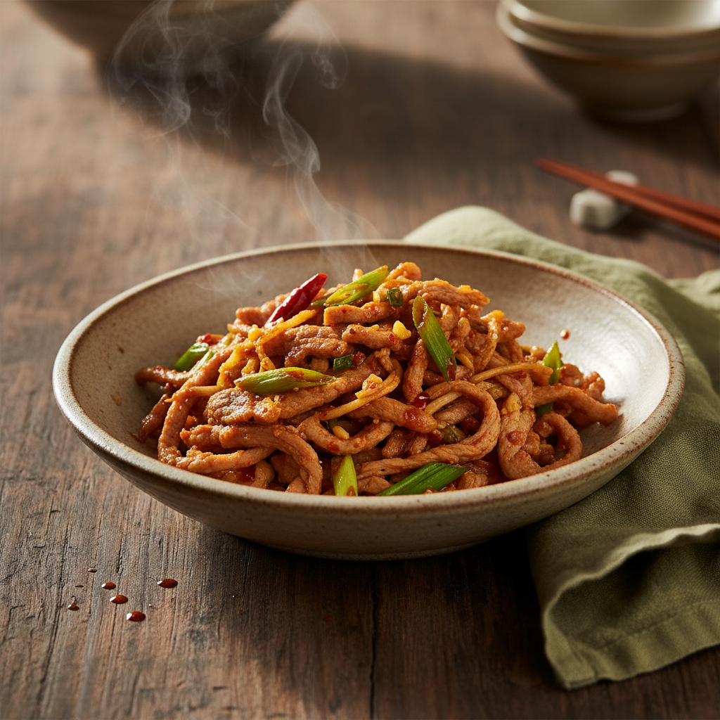 Fish-Fragrant Shredded Pork: Yu Xiang Rou Si