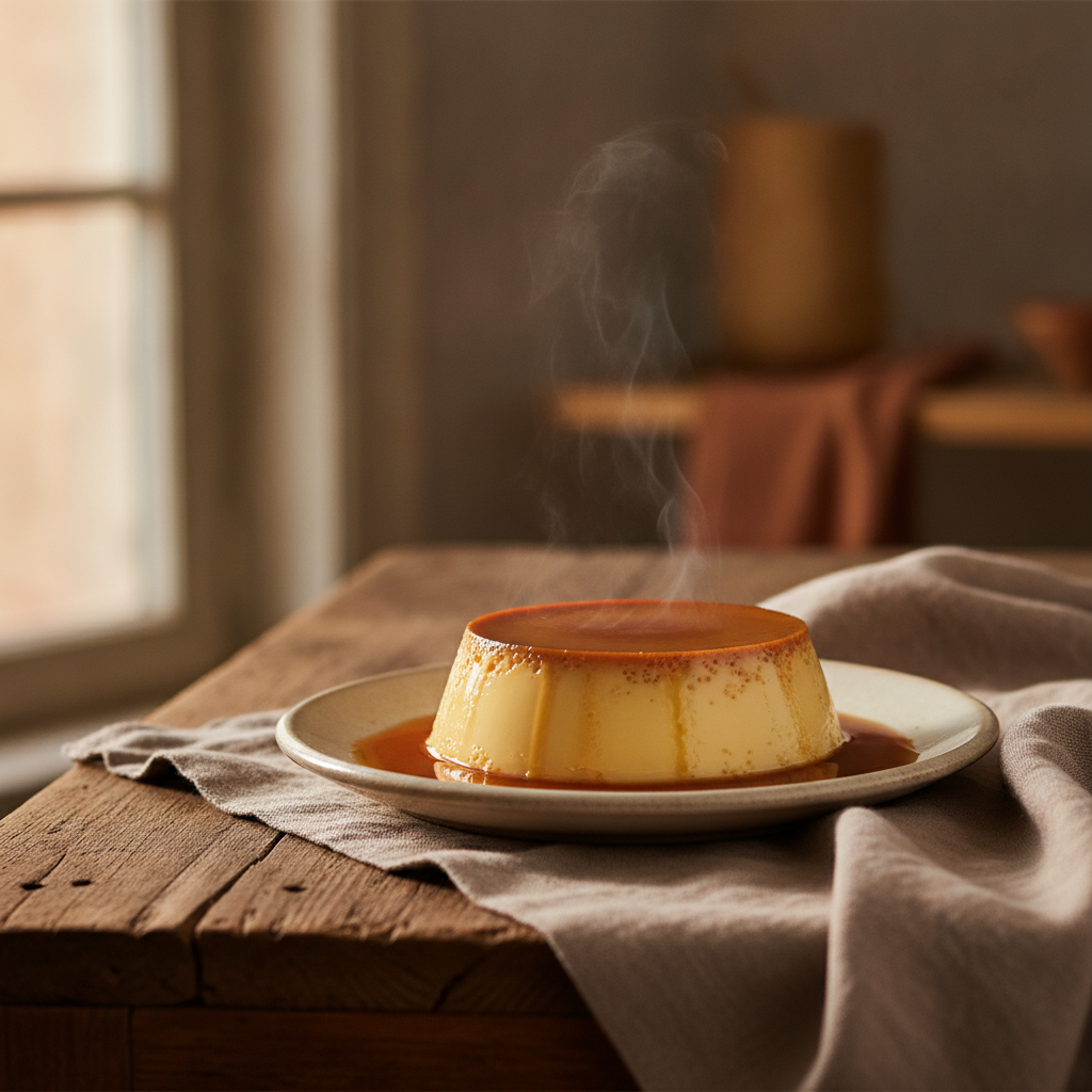 Classic Spanish Egg Custard with Caramel